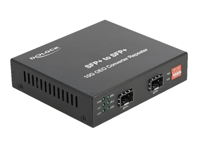 DeLOCK Media Converter 10GBase-R SFP to SFP Medieomsætter