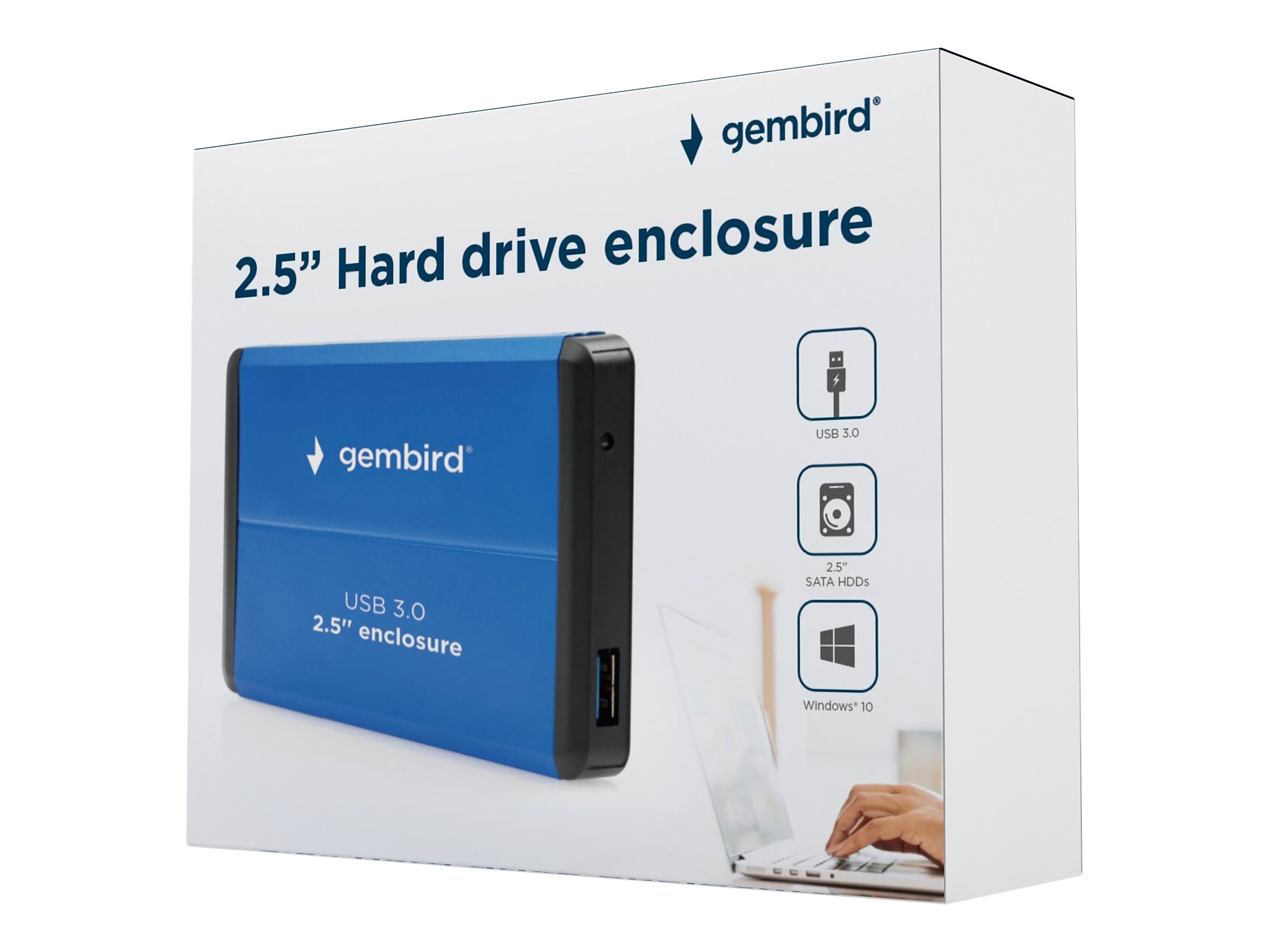 Gembird Ekstern Lagringspakning USB 3.0 SATA 3Gb/s