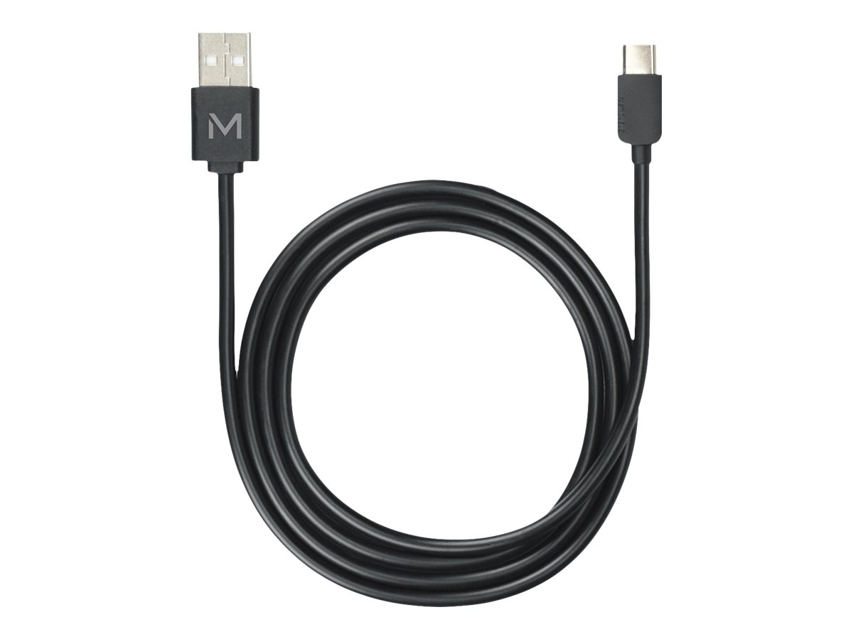 Mobilis USB Type-C kabel 1m Sort