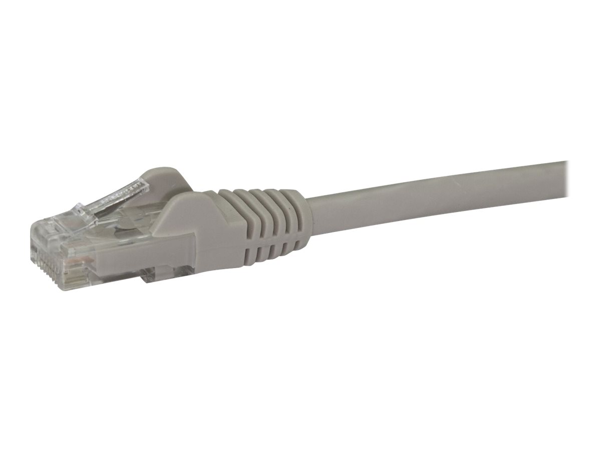 StarTech.com 7.5m CAT6 Ethernet Cable, 10 Gigabit Snagless RJ45 650MHz 100W PoE Patch Cord, CAT 6 10GbE UTP Network Cable w/Strain Relief, Grey, Fluke Tested/Wiring is UL Certified/TIA - Category 6 - 24AWG (N6PATC750CMGR) CAT 6 Ikke afskærmet parsnoet (UT