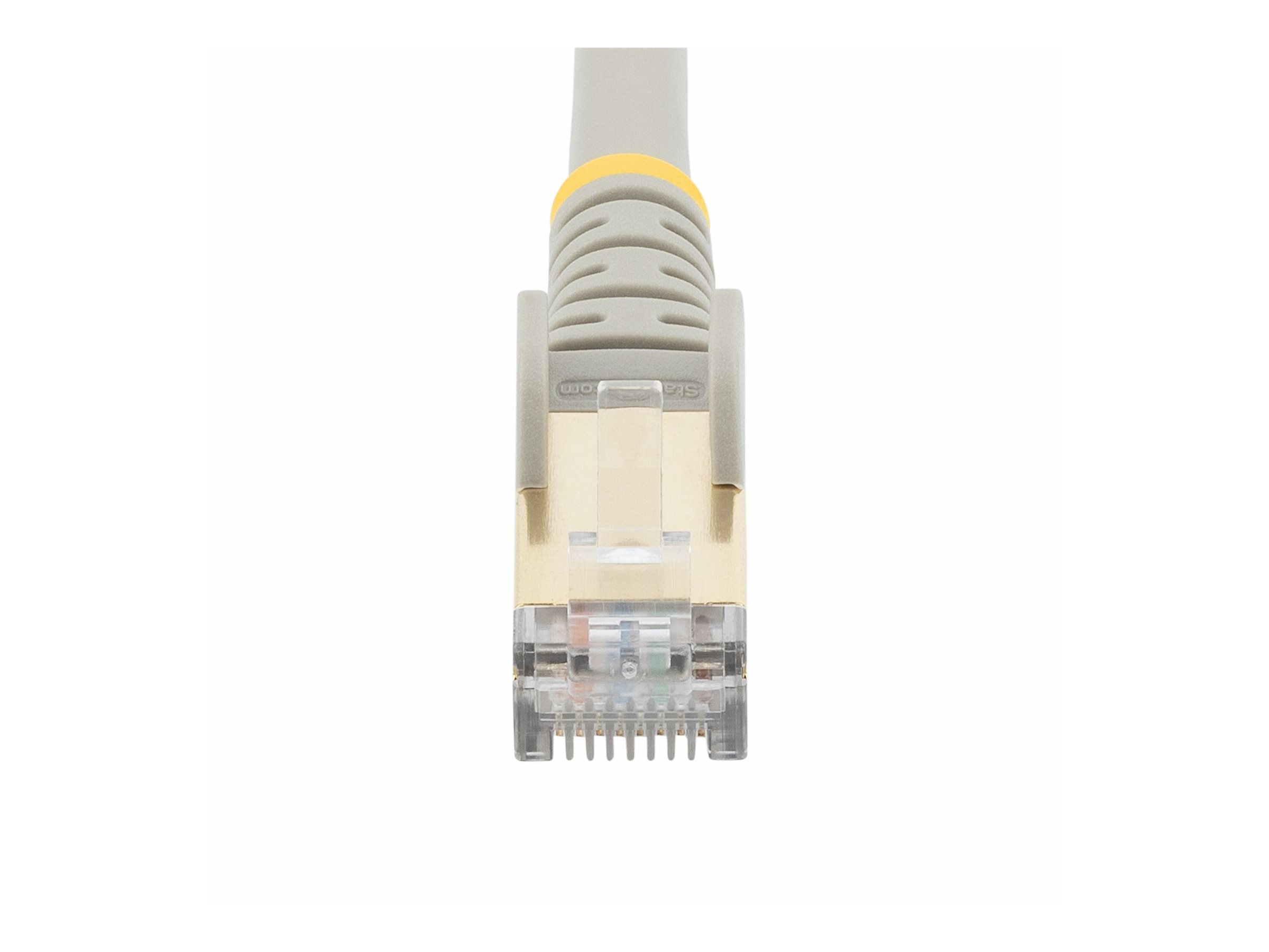 StarTech.com 1.5m CAT6A Ethernet Cable, 10 Gigabit Shielded Snagless RJ45 100W PoE Patch Cord, CAT 6A 10GbE STP Network Cable w/Strain Relief, Grey, Fluke Tested/UL Certified Wiring/TIA - Category 6A - 26AWG (6ASPAT150CMGR) CAT 6a Afskærmet parsnoet (STP)