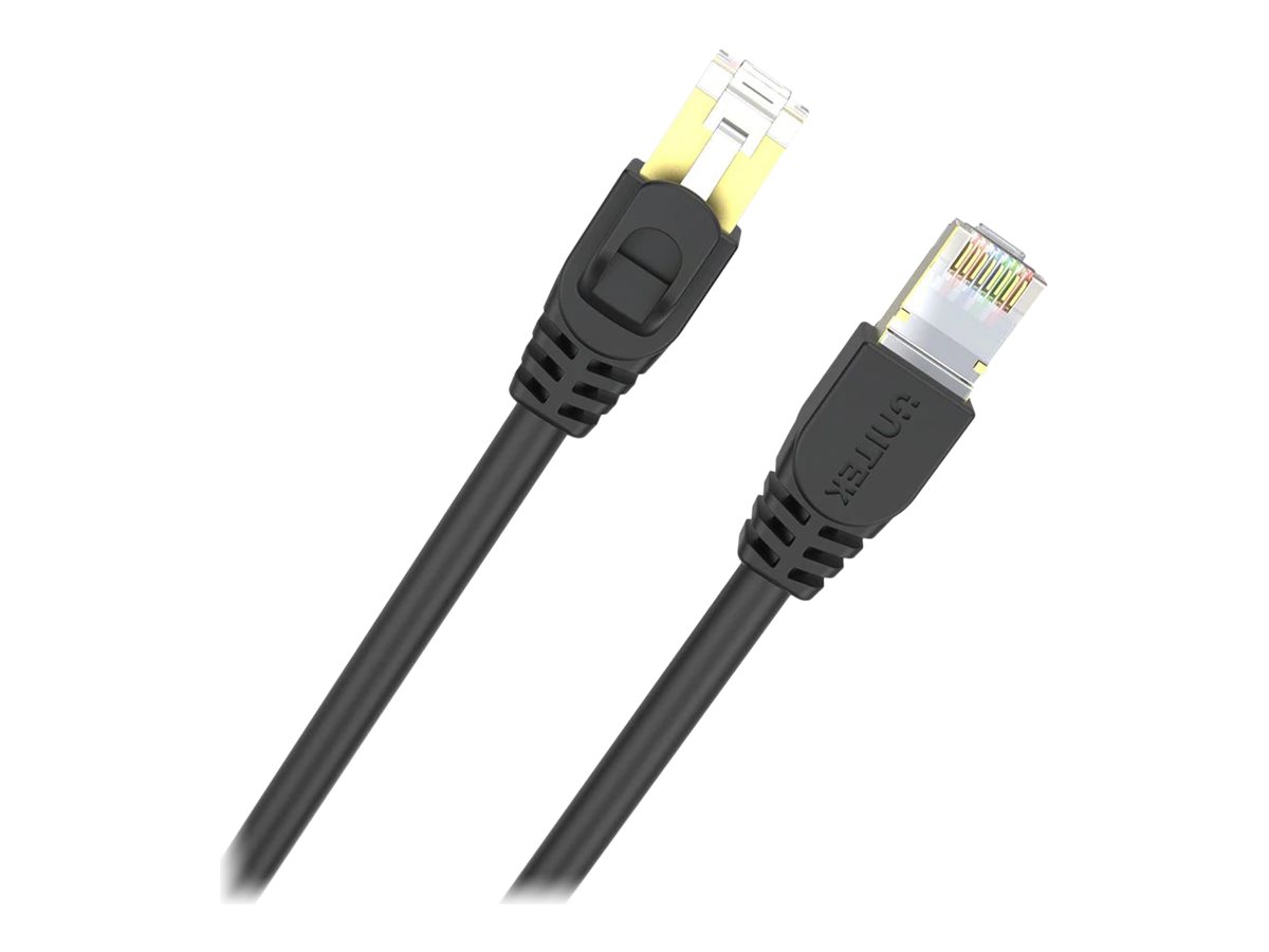 Unitek CAT 7 Afskærmet parsnoet kabel (SSTP) 5m Patchkabel Sort