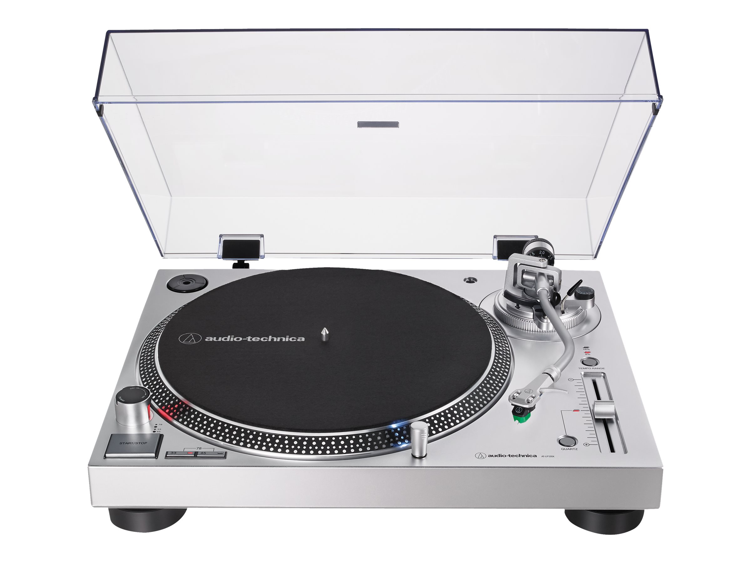 Audio-Technica AT-LP120XUSB Pladespiller Sølv