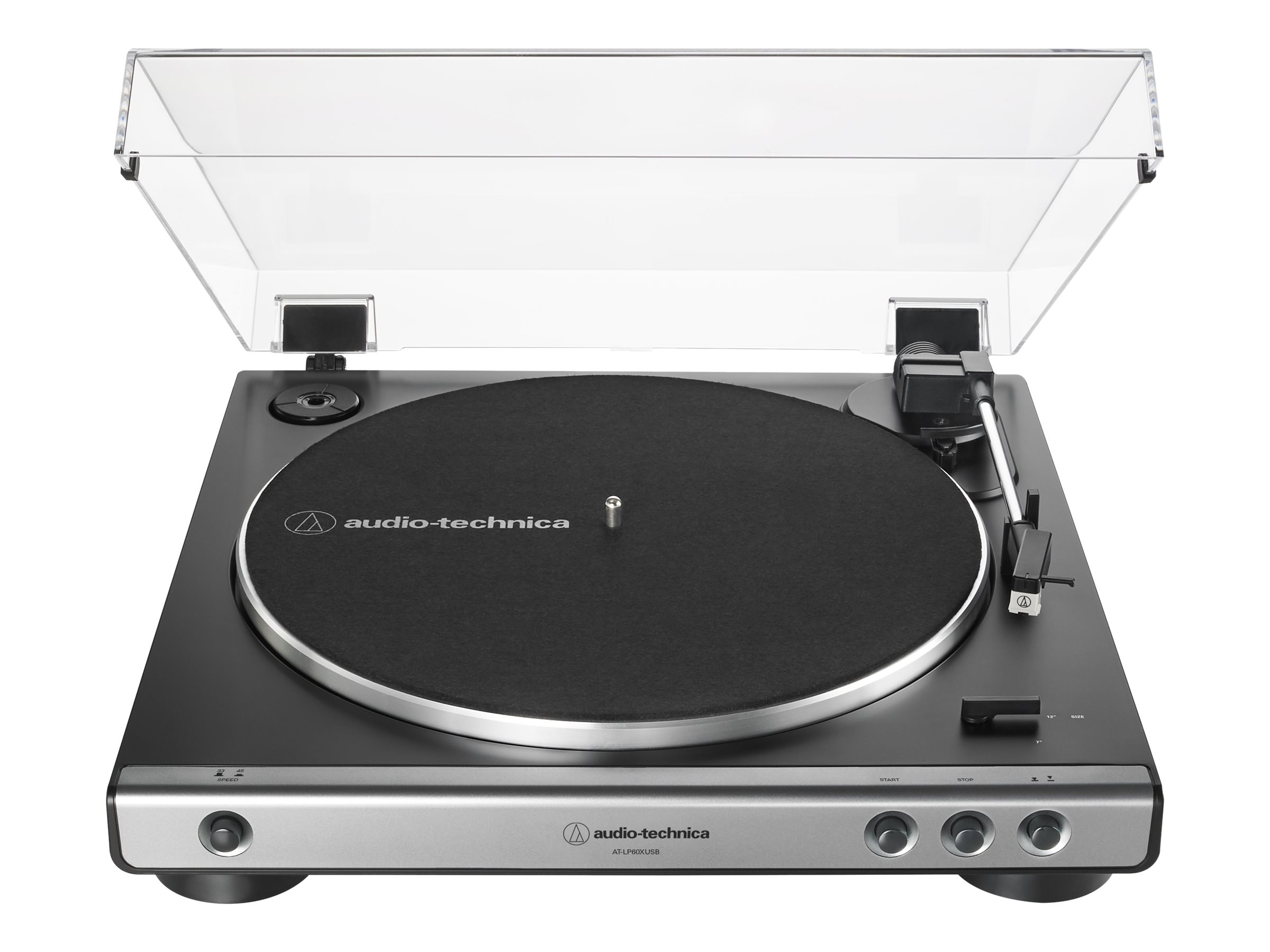 Audio-Technica AT-LP60XUSB Pladespiller Sort Grå