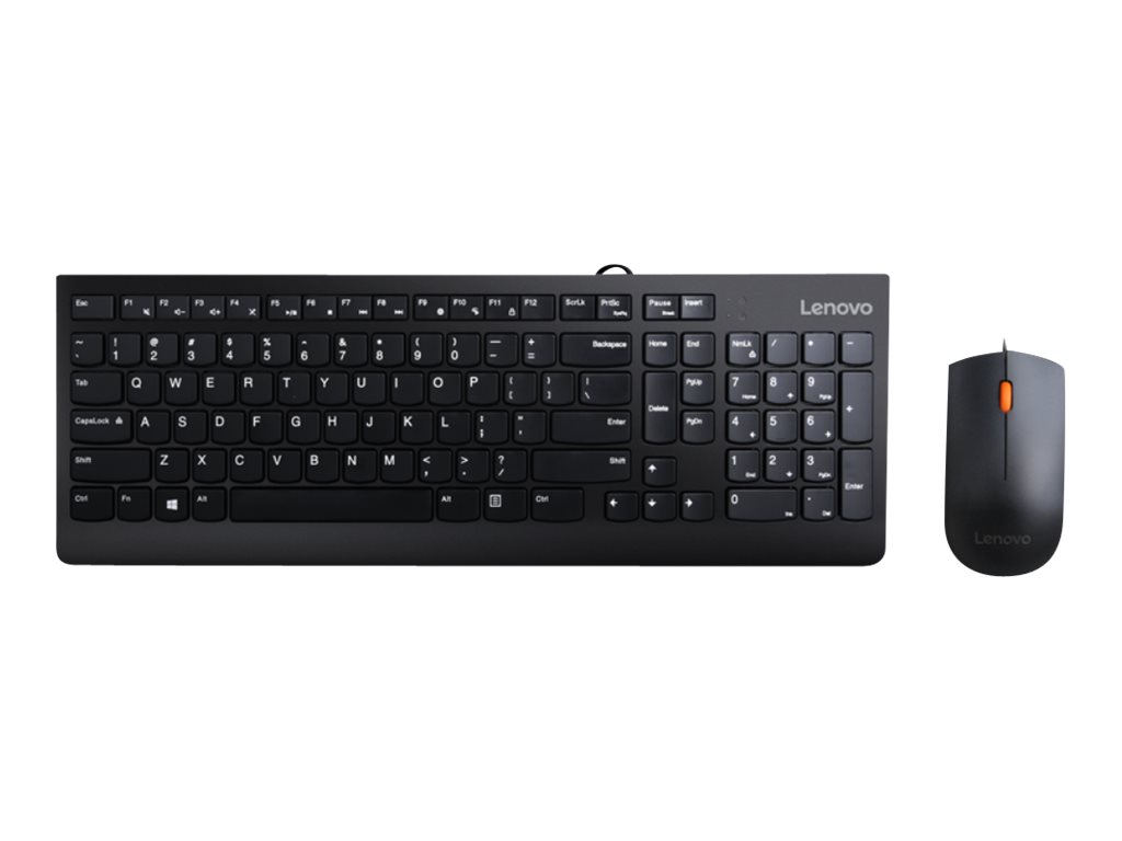 Lenovo 300 USB Combo Sæt med mus og tastatur Kablet USA