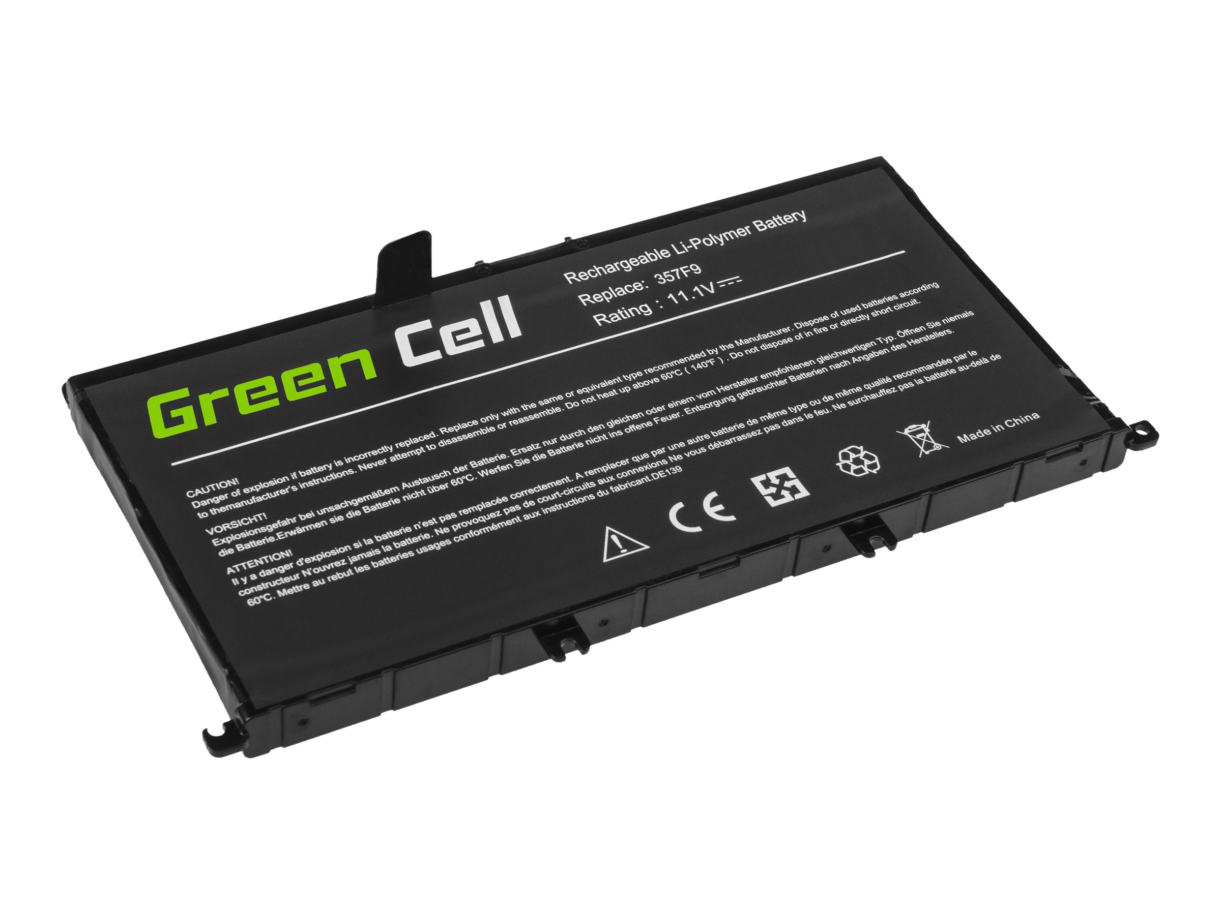 Green Cell Batteri til bærbar computer Litium-polymer 4200mAh