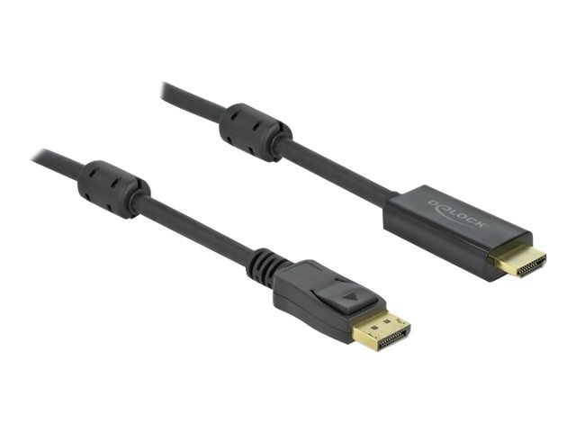 Delock Videoadapterkabel 3m Sort