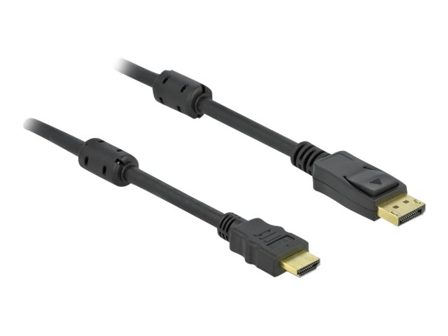 Delock Videoadapterkabel 10m Sort