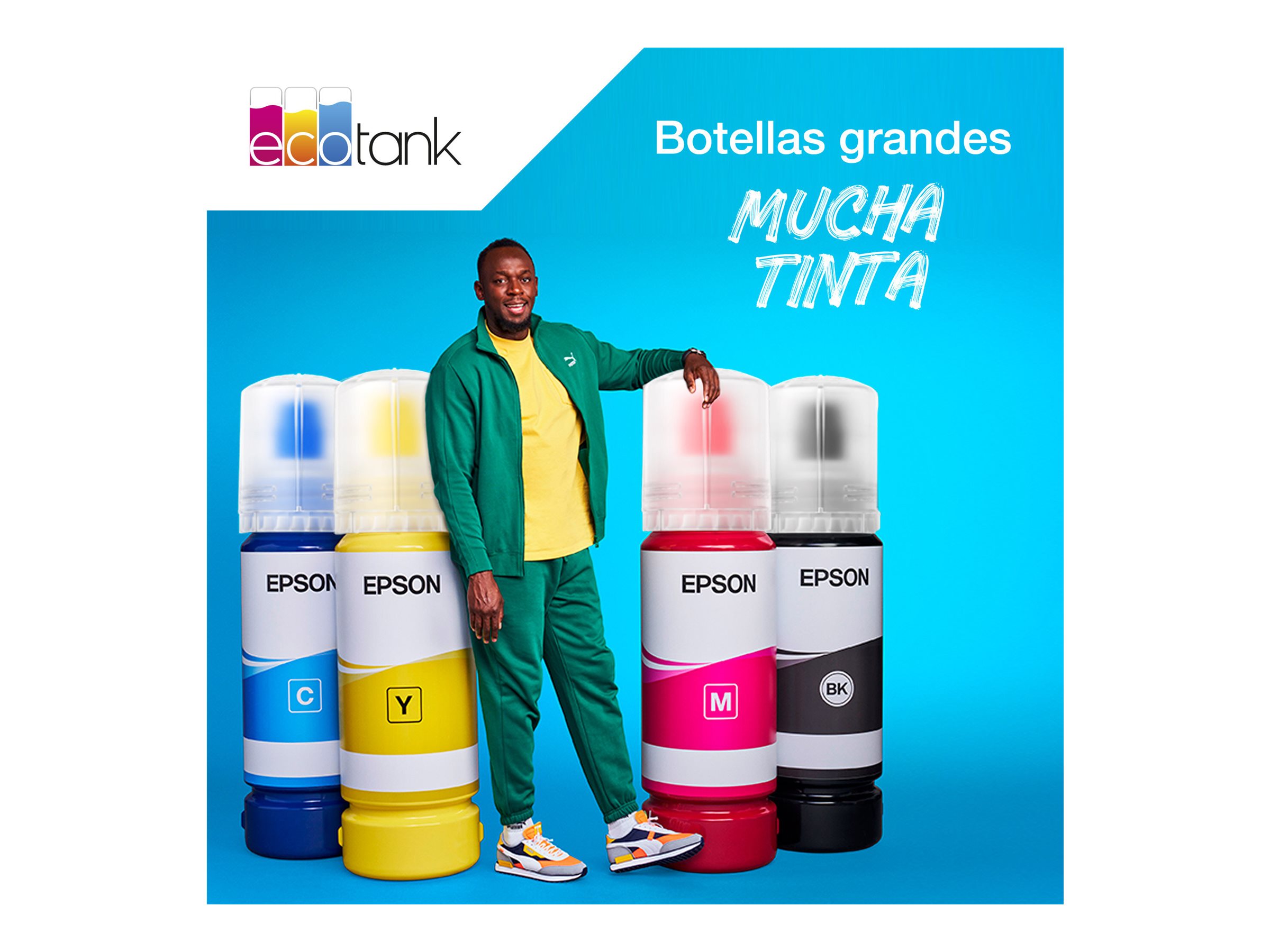 Epson EcoTank 104 Sort Gul Cyan Magenta Blækrefill C13T00P640