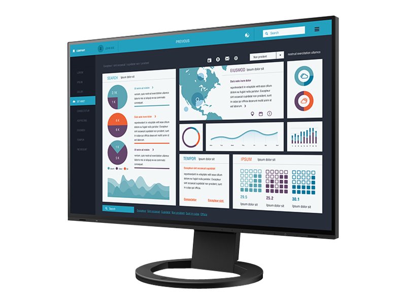 EIZO FlexScan EV2495-BK 24.1 IPS 1920 x 1200 (WUXGA) HDMI DisplayPort USB-C