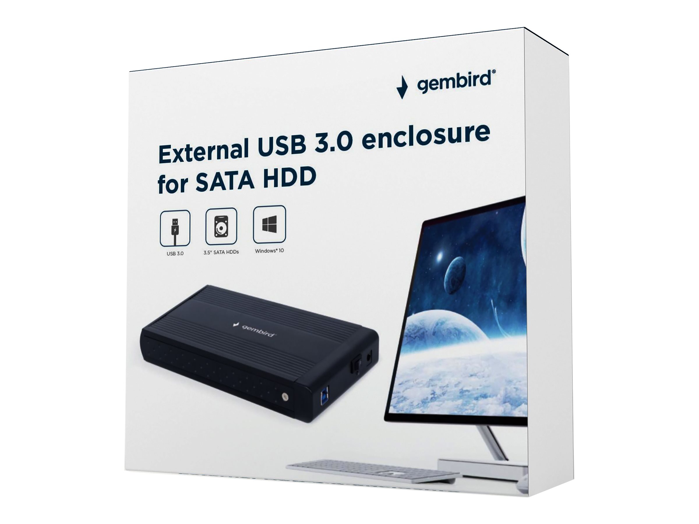 Gembird Ekstern Lagringspakning USB 3.0 SATA 3Gb/s