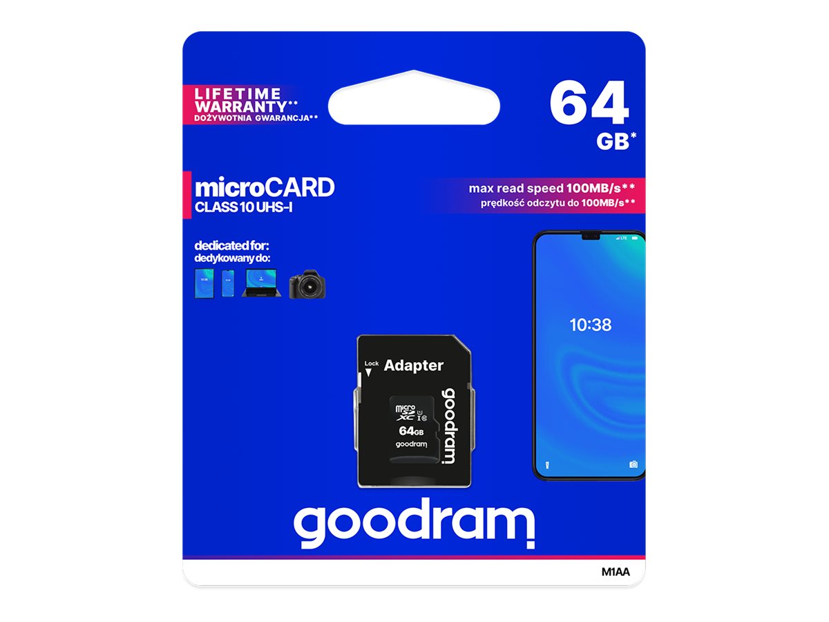 GOODRAM M1AA microSDXC 64GB 100MB/s