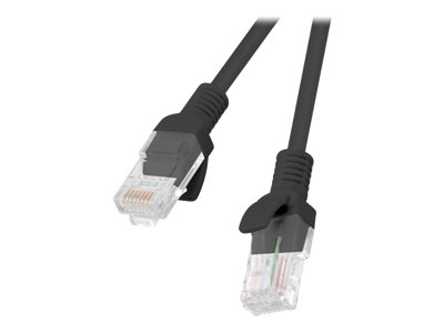 Lanberg CAT 5e Ikke afskærmet parsnoet (UTP) 1.5m Patchkabel Sort RAL 9004