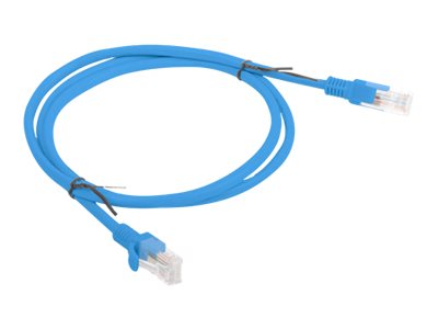 Lanberg CAT 6 Ikke afskærmet parsnoet (UTP) 1m Patchkabel Blå RAL 5012