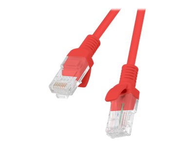 Lanberg CAT 6 Ikke afskærmet parsnoet (UTP) 25cm Patchkabel Rød RAL 3017