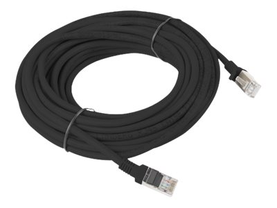 Lanberg CAT 6 Ikke afskærmet parsnoet (UTP) 10m Patchkabel Sort RAL 9004