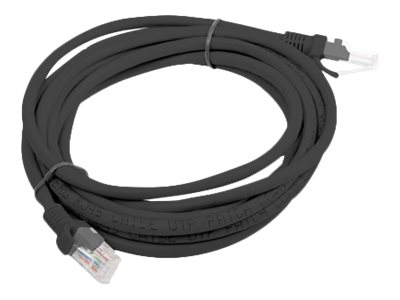 Lanberg CAT 5e Ikke afskærmet parsnoet (UTP) 3m Patchkabel Sort RAL 9004