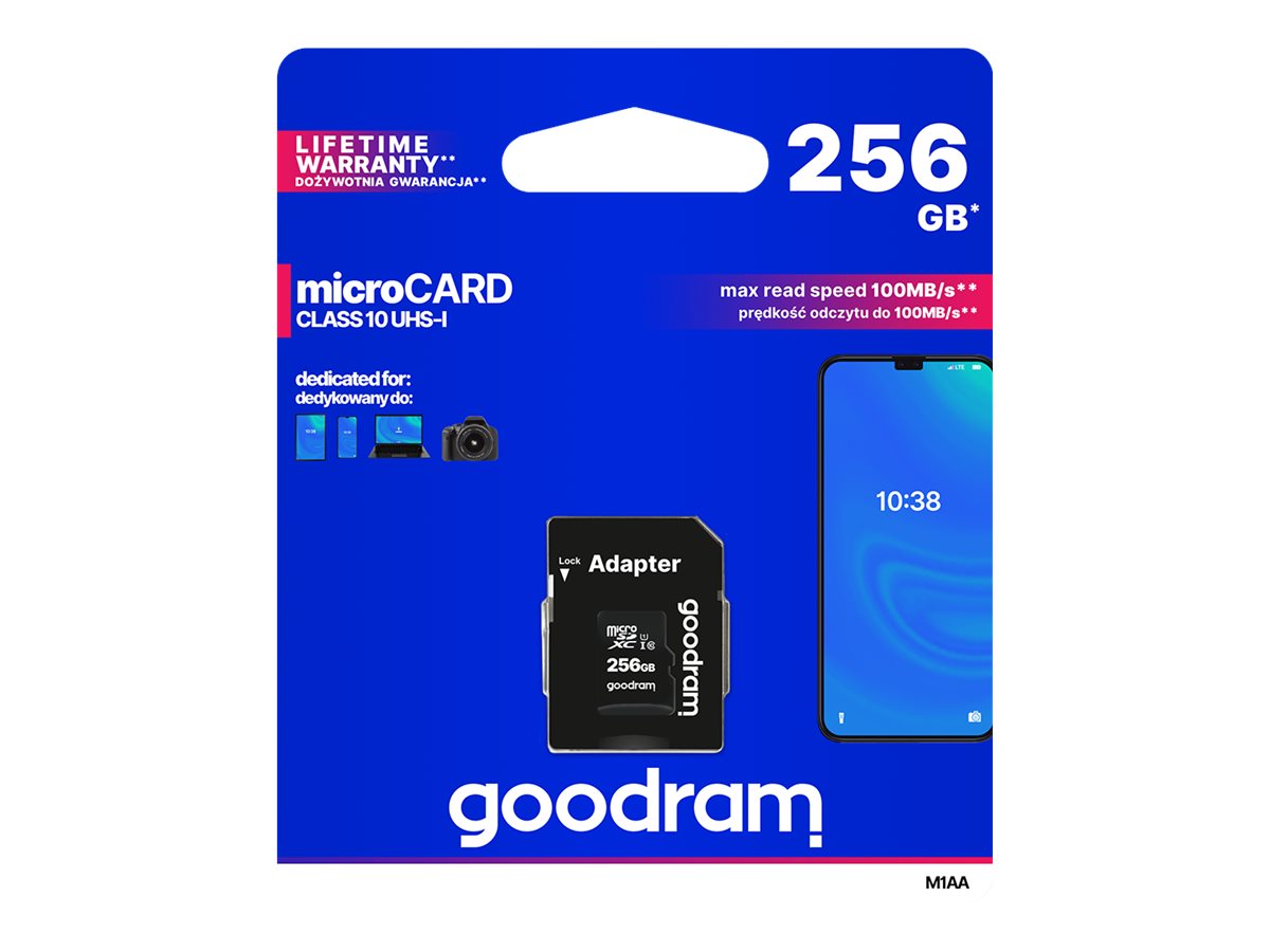 GOODRAM M1AA microSDXC 256GB 100MB/s
