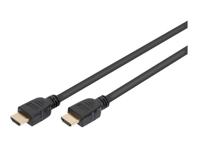 HDMI Ultra High Speed connection cablee - type A M/M - 1m - w/Ethernet - UHD 8K 60Hz - Gold - Black