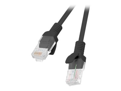 Lanberg CAT 5e Ikke afskærmet parsnoet (UTP) 25cm Patchkabel Sort RAL 9004