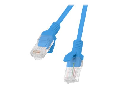Lanberg CAT 5e Ikke afskærmet parsnoet (UTP) 2m Patchkabel Blå RAL 5012