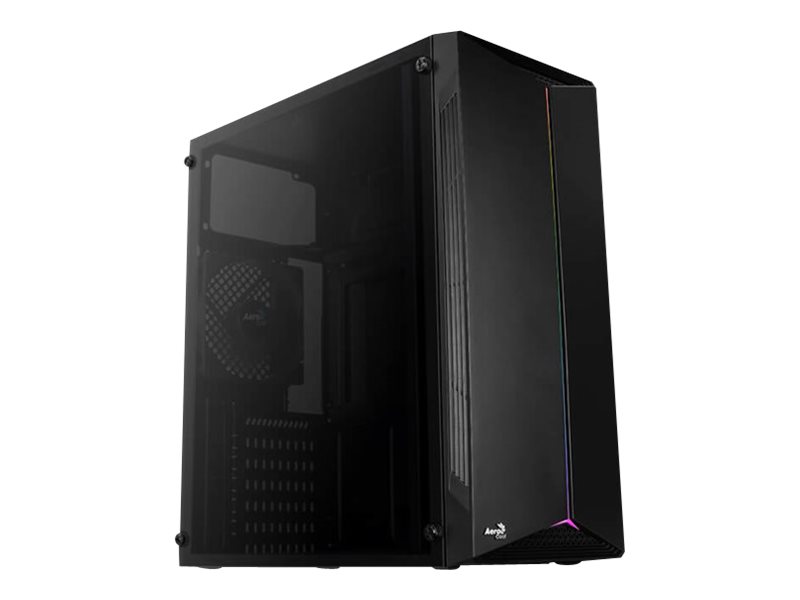 AeroCool Split Tårn ATX Ingen strømforsyning Sort