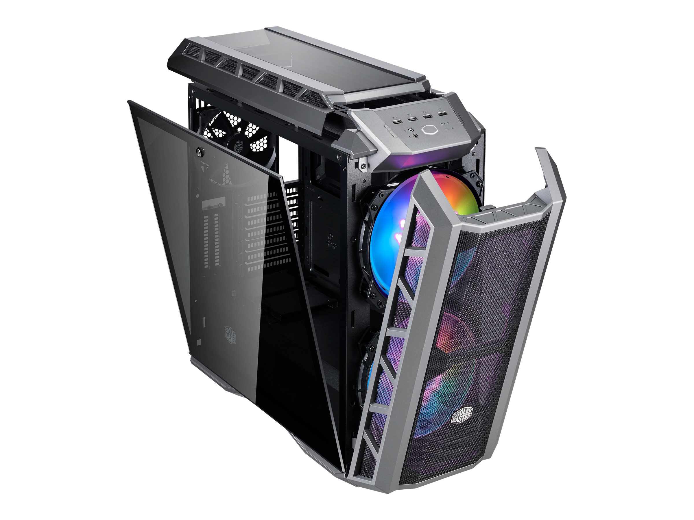 Cooler Master MasterCase H500P Mesh ARGB Tower Udvidet ATX Sort