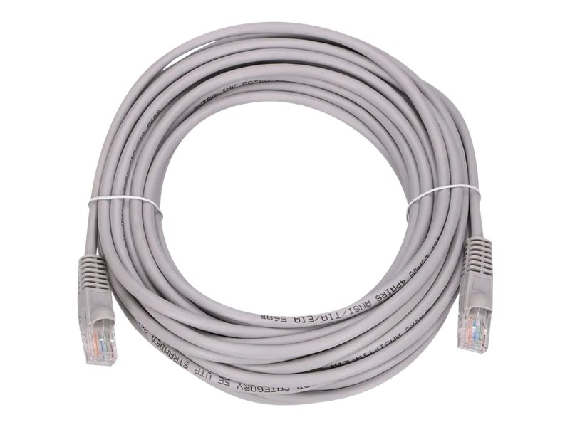 Extralink CAT 5e Ikke afskærmet parsnoet (UTP) 10m Patchkabel Grey