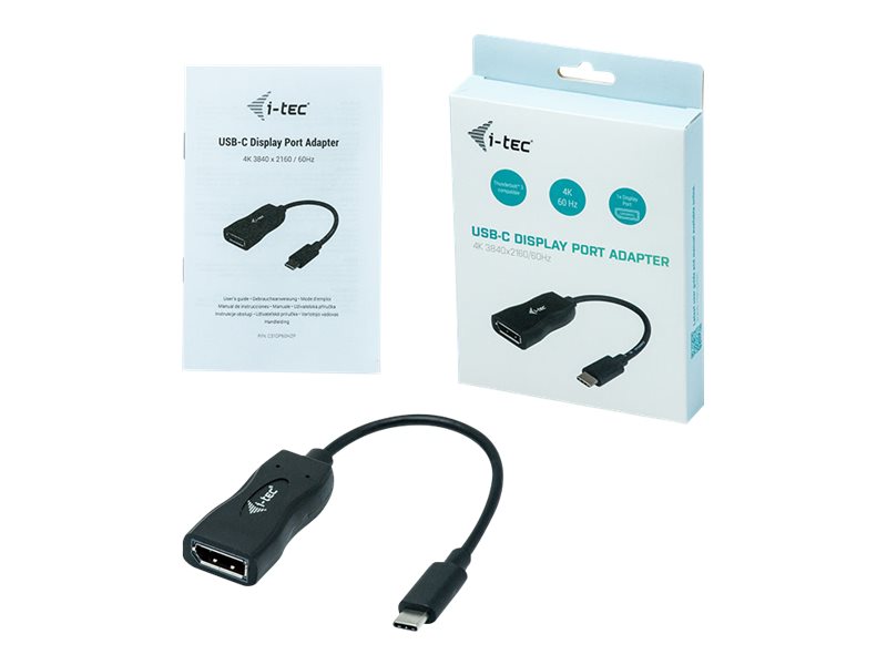 i-Tec USB-C Display Port Adapter Ekstern videoadapter