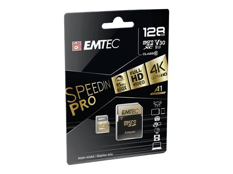 EMTEC SpeedIN' PRO microSDXC 128GB 95MB/s