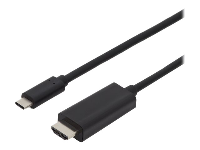 DIGITUS Videoadapterkabel 2m Sort