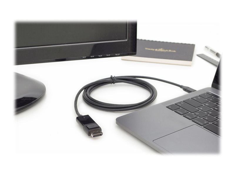 DIGITUS DisplayPort kabel 2m Sort