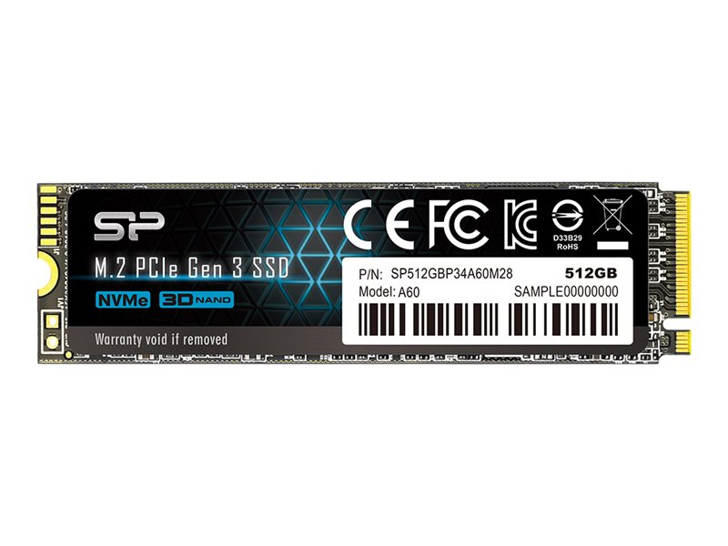 SILICON POWER SSD P34A60 512GB M.2 PCI Express 3.0 x4 (NVMe)