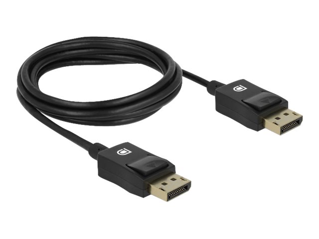 Delock Coaxial Display kabel 2m Sort