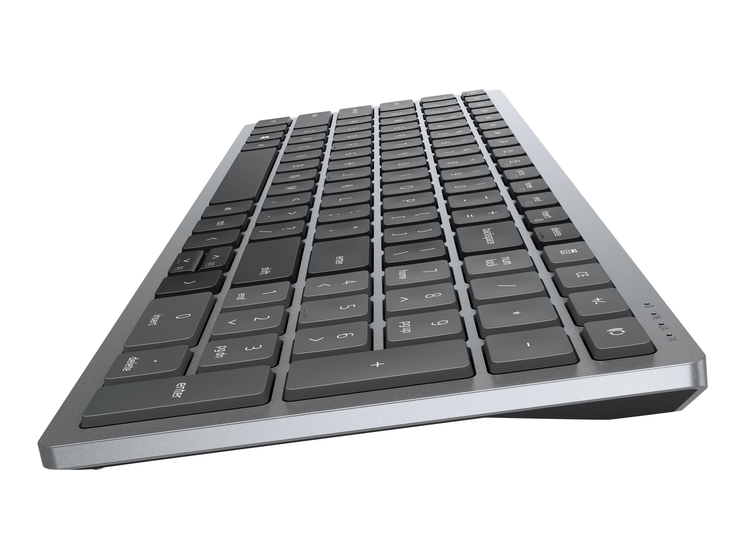 Dell Multi-Device KM7120W Sæt med mus og tastatur Saks Trådløs Tysk