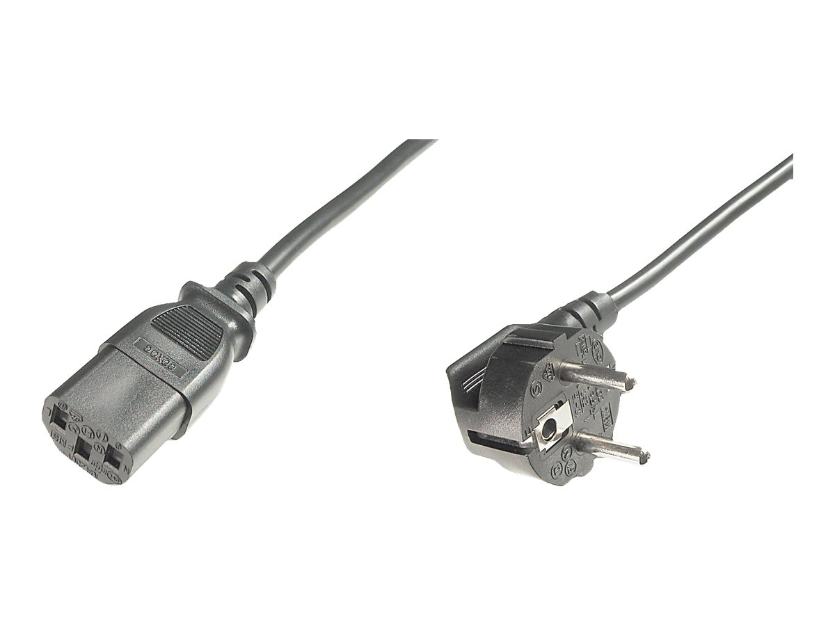 ASSMANN Strømkabel 2.5m Sort