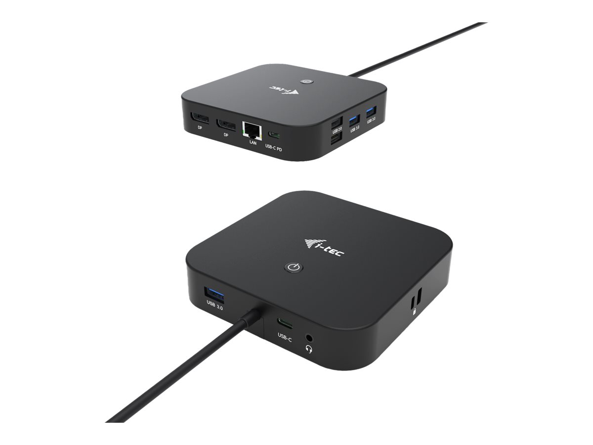 i-Tec USB-C Dual Display Docking Station with Power Delivery USB-C / Thunderbolt 3 Dockingstation