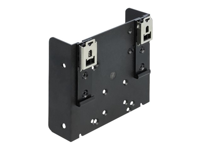 DeLOCK DIN rail Mounting Kit for Micro Controller or 3.5 Devices DIN rail monteringssæt Sort