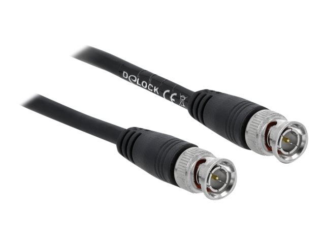 Delock Videokabel 1m Sort