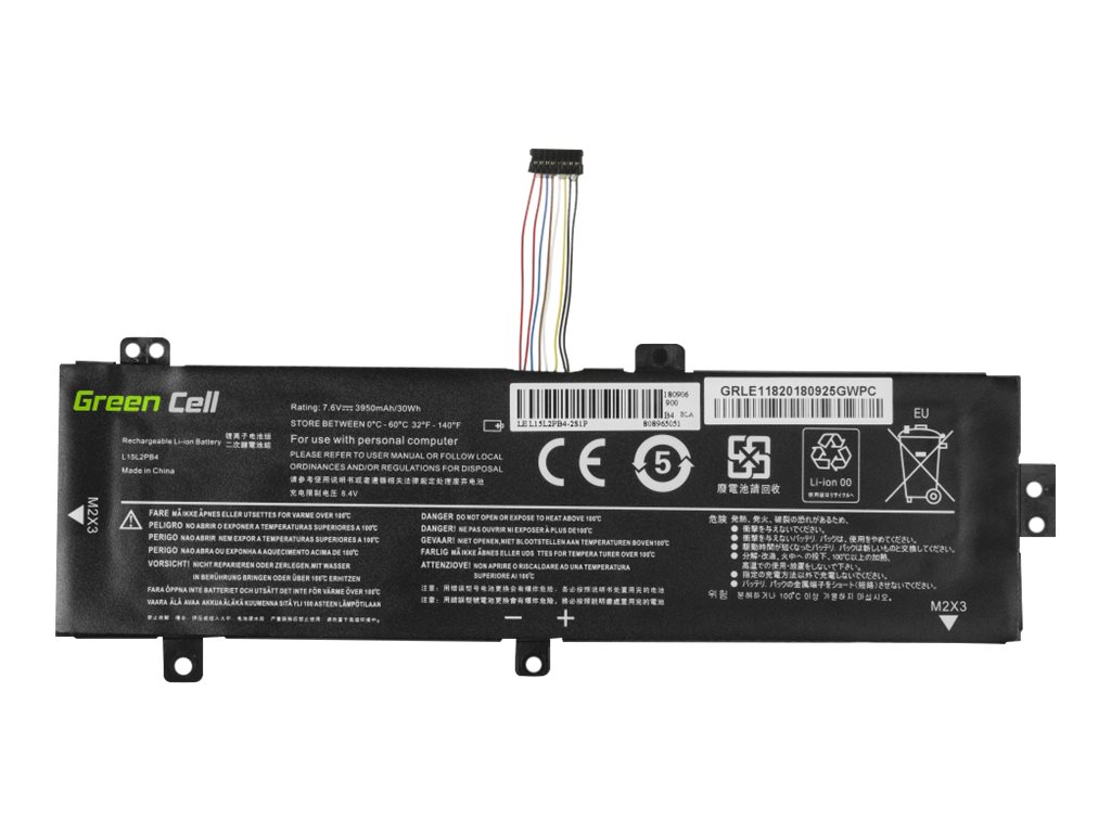Green Cell Batteri til bærbar computer Litium-polymer 3500mAh