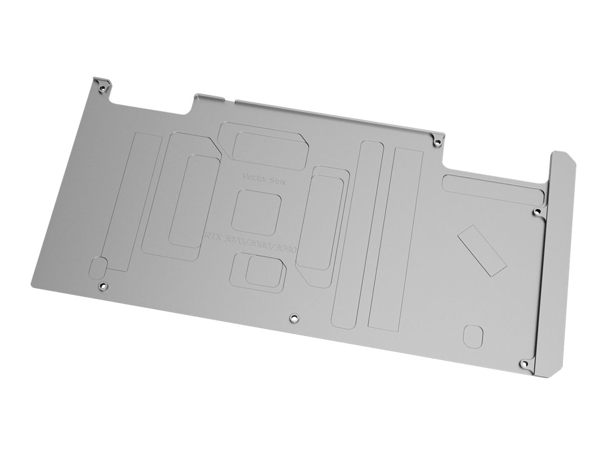 EkWaterBlocks EK-Quantum Vector Strix Videokorts flydende kølesystems vandblokeringsbagplade 1-pack Sølv