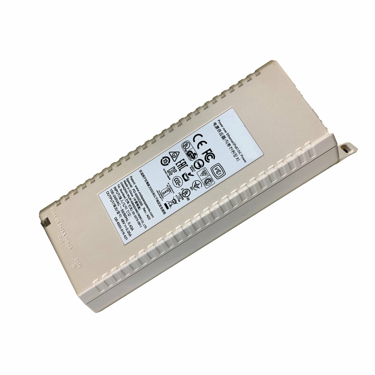 HPE Aruba AP-POE-ATSR 1-Port Smart Rate midspan Strøminjektor Ekstern