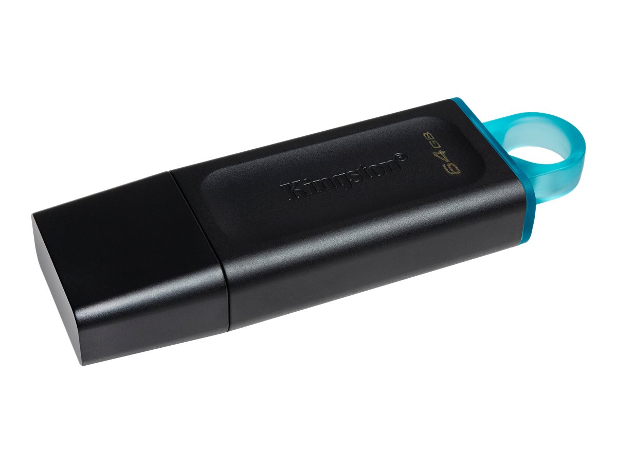 Kingston DataTraveler Exodia 64GB USB 3.2 Gen 1 USB stick Sort Blå