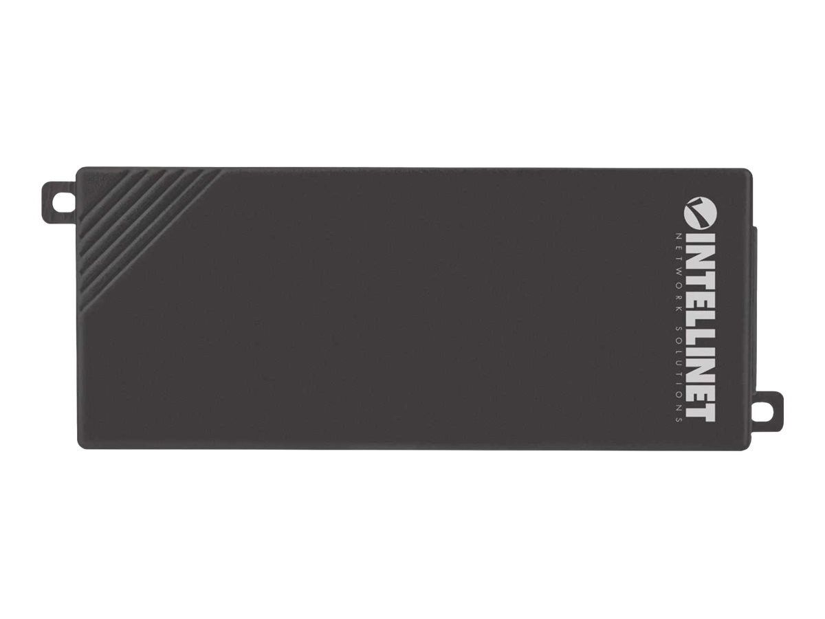 Intellinet Gigabit High-Power PoE+ Injector,1 x 30 W Port, IEEE 802.3at/af Compliant, Plastic Housing 30Watt