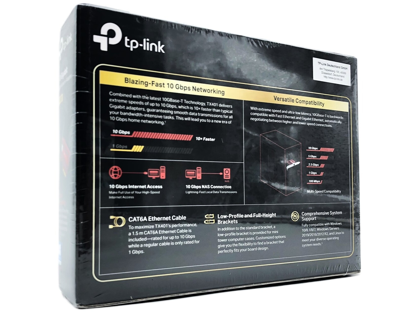 TP-Link TX401 Netværksadapter PCI Express 3.0 x4