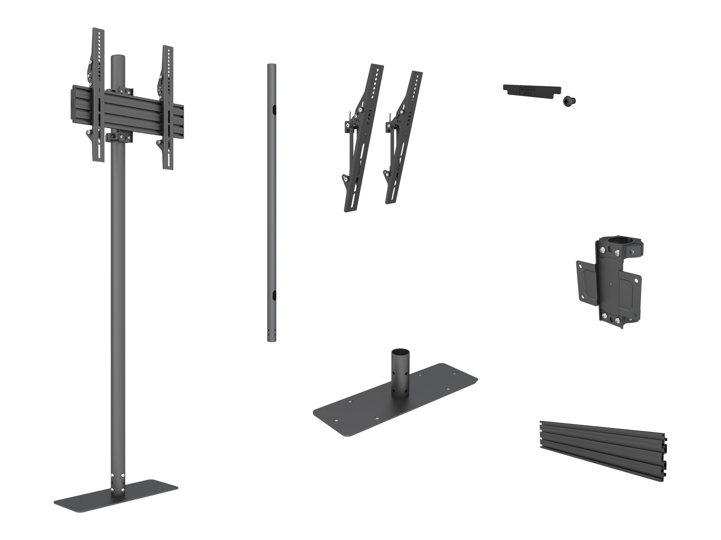 Multibrackets M Pro Single Pole Floormount Stativ LCD display 32-65