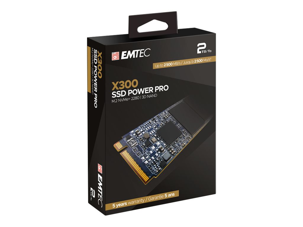 EMTEC Power Pro SSD X300 2TB M.2 PCI Express 3.0 x4 (NVMe)