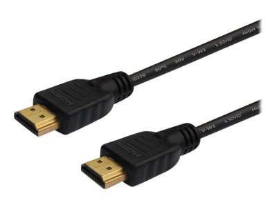 SAVIO CL-38 HDMI-kabel med Ethernet 15m Sort