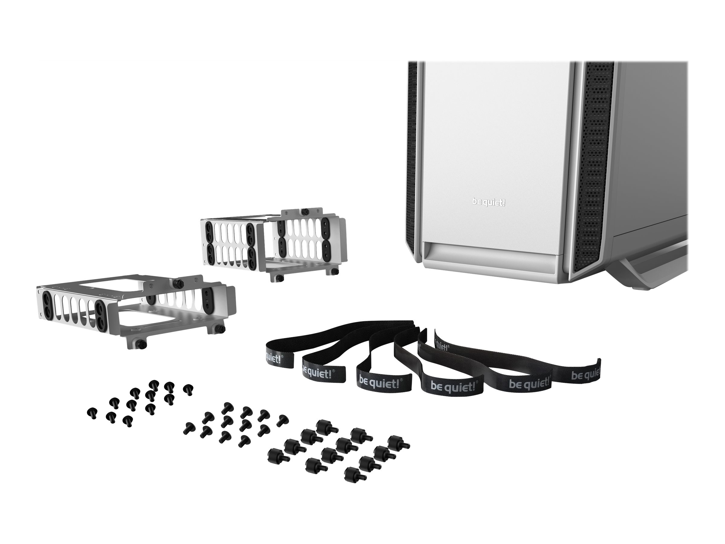 be quiet! Silent Base 802 Window Tower Udvidet ATX Sort Hvid