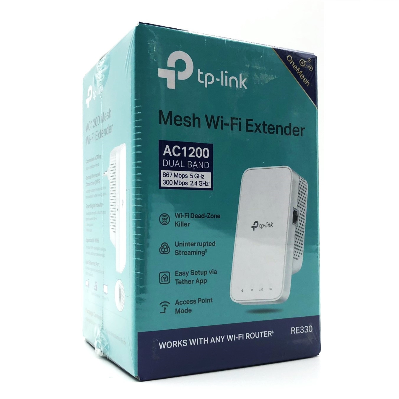 TP-Link RE605X WiFi-rækkeviddeforlænger Montebar i væggen